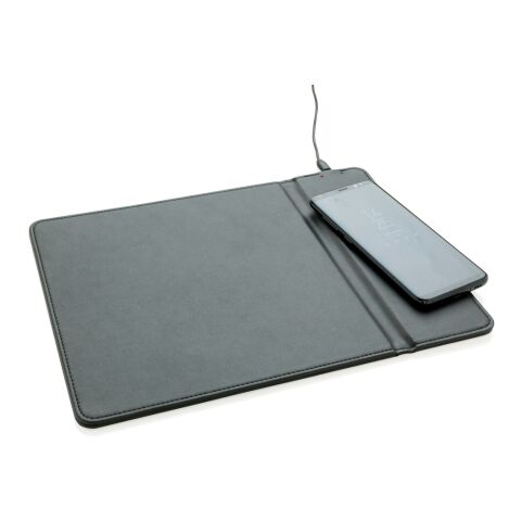Mousepad with 5W wireless charging black | No Branding | not available | not available