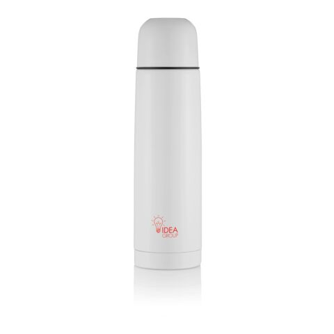 Stainless steel flask white