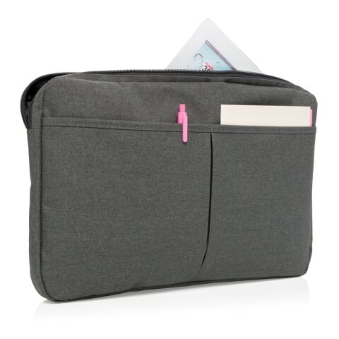 Laptop sleeve 15” PVC free anthracite | No Branding | not available | not available | not available