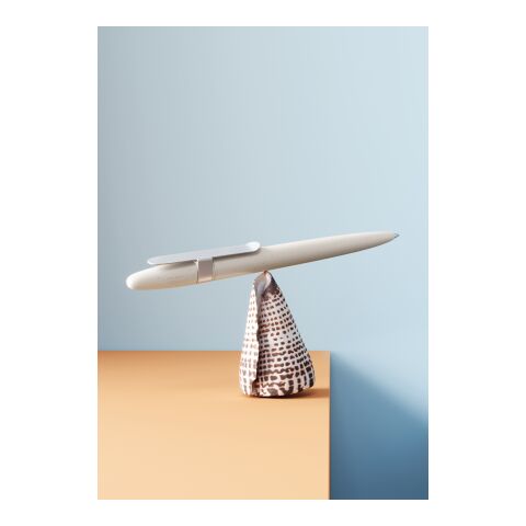 Prodir DS5 twist ballpoint pen Shell with metal clip beige-gold | Without Branding | S13 Gold | Black