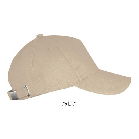 Long Beach five panel cap Beige | M