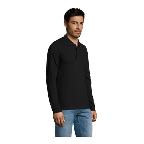 PERFECT MEN LSL POLO 180g Black | M | No Branding | not available | not available | not available