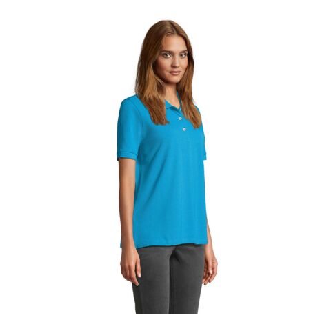 PACIFIC WOMEN POLO Aqua | XL | No Branding | not available | not available | not available