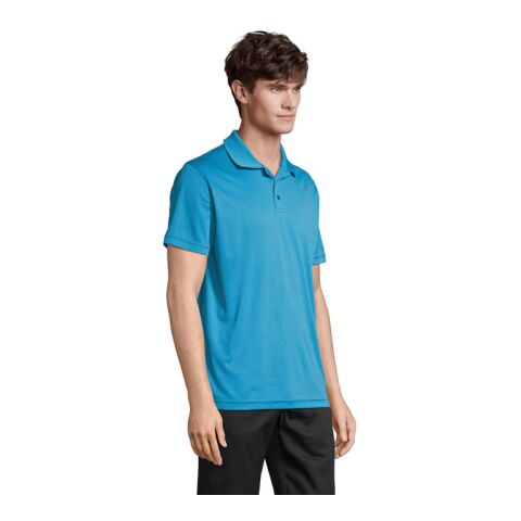 PITCHER UNISEX POLO Aqua | XL | No Branding | not available | not available | not available