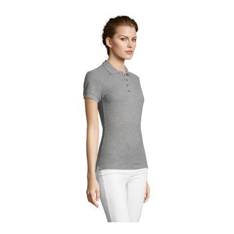 PEOPLE WOMEN'S POLO 210 Grey Melange 2 | XL | No Branding | not available | not available | not available