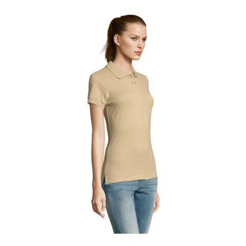 PASSION WOMEN POLO 170g Sand | M | No Branding | not available | not available | not available