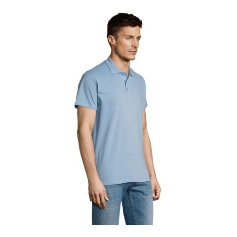 SUMMER II MEN Polo 170g Sky Blue Pique | S | No Branding | not available | not available | not available