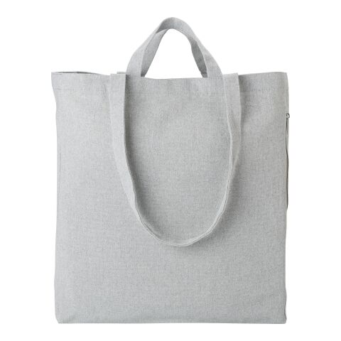 Recycled cotton shopping bag Bennett grey | No Branding | not available | not available