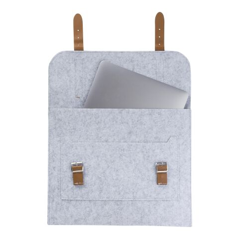 RPET felt document bag Amelia grey | No Branding | not available | not available