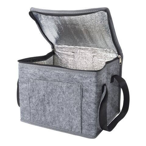 RPET felt cooler bag Mason grey | No Branding | not available | not available