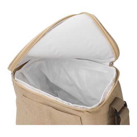 RPET polyester (600D) cooler bag Sage khaki | No Branding | not available | not available