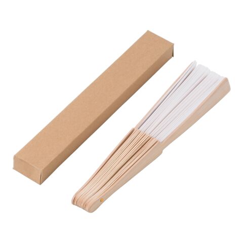 rPET hand held fan Rosanne off white | No Branding | not available | not available
