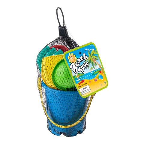 Recycled PP beach bucket Mateo custom/multicolor | No Branding | not available | not available