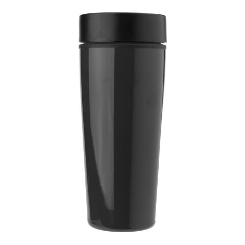 Stainless steel double walled travel mug Elisa black | No Branding | not available | not available