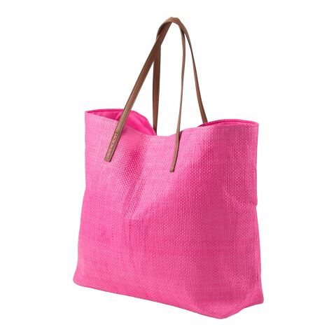 Laminated nonwoven (180 gr/m²) beach bag Sana red | No Branding