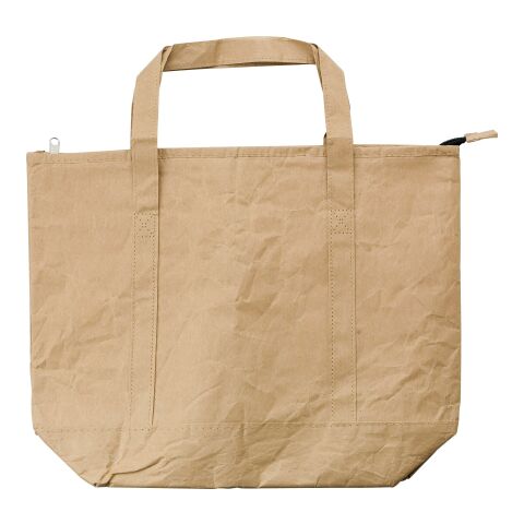Laminated paper (80 gr/m²) cooler shopping bag Oakley brown | No Branding | not available | not available