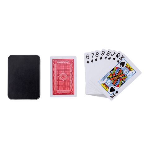 Metal tin with playing cards Nathan black | No Branding | not available | not available