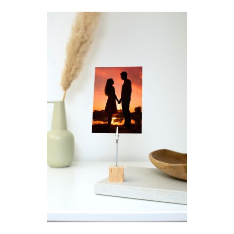 Wooden clip holder Malia brown | No Branding | not available | not available