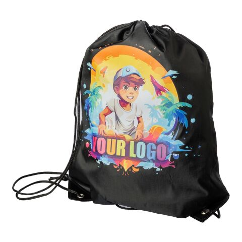 Polyester (210D) drawstring backpack Steffi black | No Branding | not available | not available