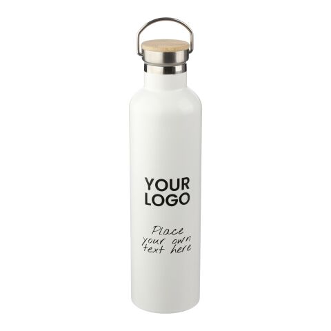 Stainless steel double walled bottle Damien silver | No Branding | not available | not available