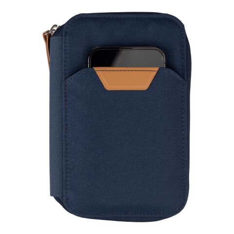 rPET travel wallet Susanne blue | No Branding | not available | not available