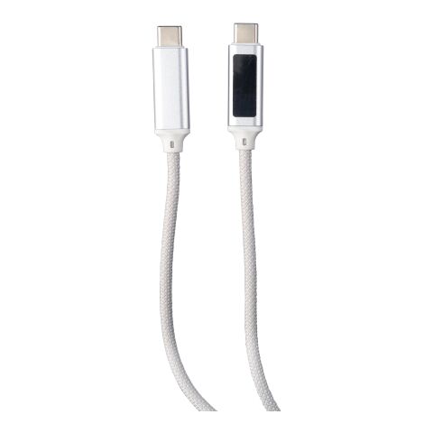 Nylon charging cable 100W Gerd light grey | No Branding | not available | not available