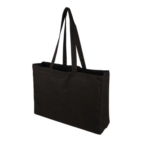 Oeko-Tex cotton (280 gsm) shopping bag Hugh black | No Branding | not available | not available