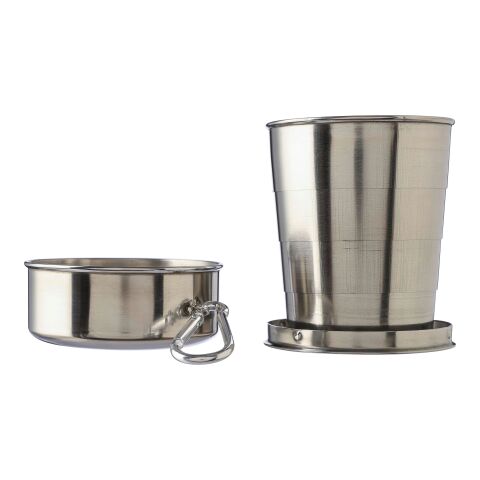 Stainless steel foldable cup Annette silver | No Branding | not available | not available