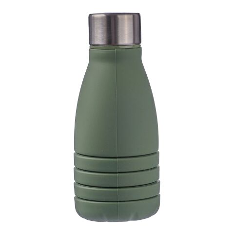 Silicone foldable drinking bottle 550 ml Erin green | No Branding | not available | not available