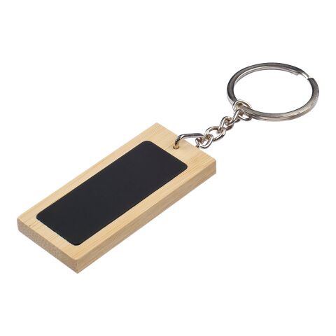 Bamboo keychain Geoffrey black | No Branding | not available | not available