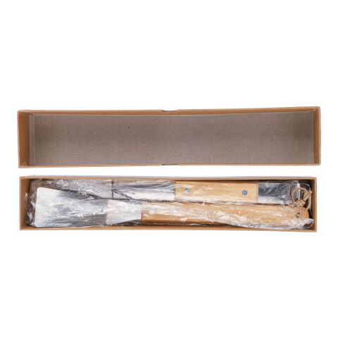 Stainless steel barbecue set Kaitlyn brown | No Branding | not available | not available