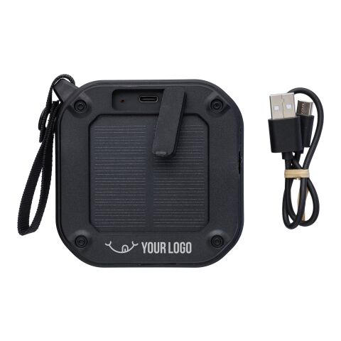 Recycled ABS outdoor speaker Lois black | No Branding | not available | not available