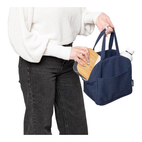 Recycled polycotton (330 gsm) cooler bag Elowen beige | No Branding | not available | not available