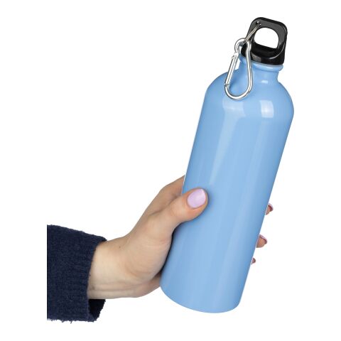 Recycled stainless steel single walled bottle (750 ml) Emeric silver | No Branding | not available | not available