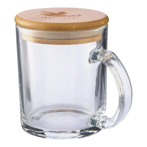 Recycled glass drinking mug 300 ml Ashley neutral | No Branding | not available | not available