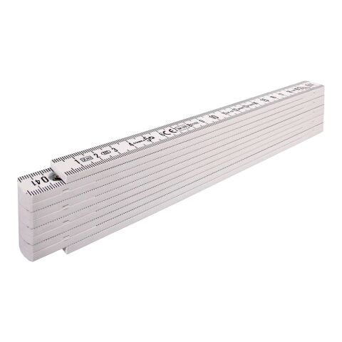Wooden Stabila foldable ruler Gloria 1100 Series white | No Branding