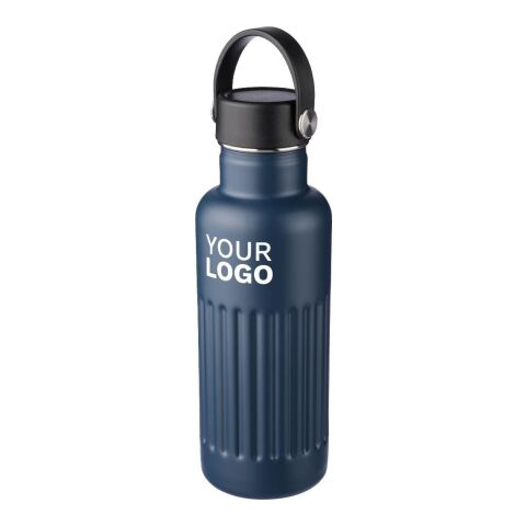 Recycled stainless steel double-walled drinking bottle (500 ml) Lior grey | No Branding | not available | not available