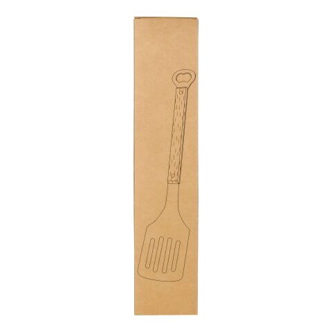 Stainless steel barbecue spatula Saphira brown | No Branding