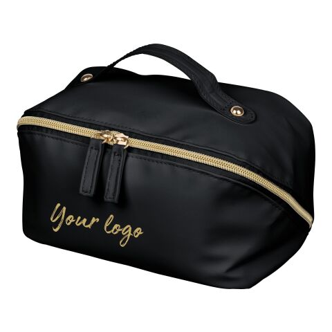 Recycled PU toilet bag Alon black | No Branding