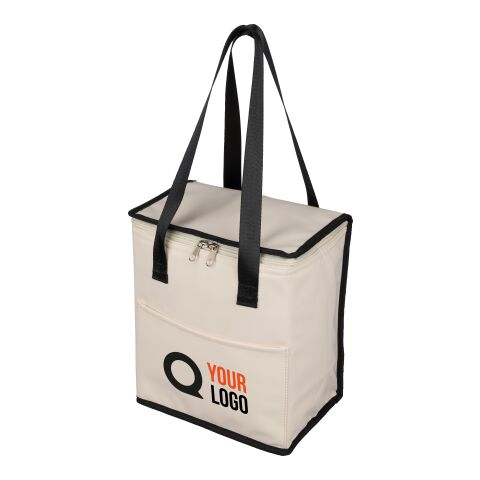 Recycled PU cooler bag Adira beige | No Branding