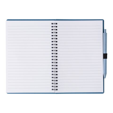 Wheat straw notebook with pen Massimo blue | No Branding | not available | not available