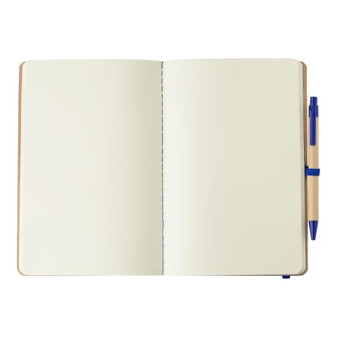 Recycled carton notebook (A5) Theodore cobalt blue | No Branding | not available | not available