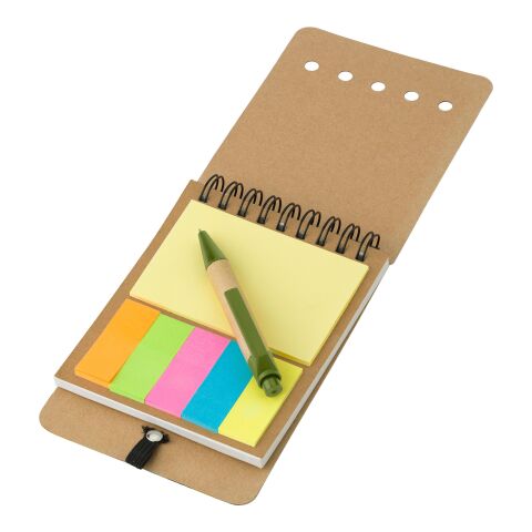 Cardboard memo folder Rodrigo light green | No Branding | not available | not available