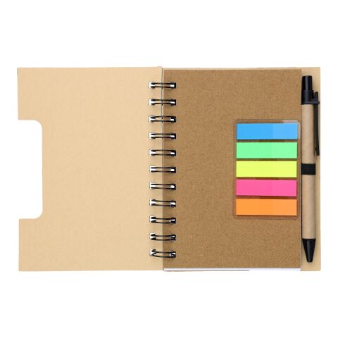 Wire bound notebook with ballpen Niall brown | No Branding | not available | not available