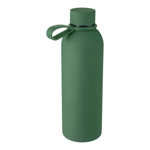 Recycled stainless steel double-walled drinking bottle (500 ml) Sena white | No Branding | not available | not available