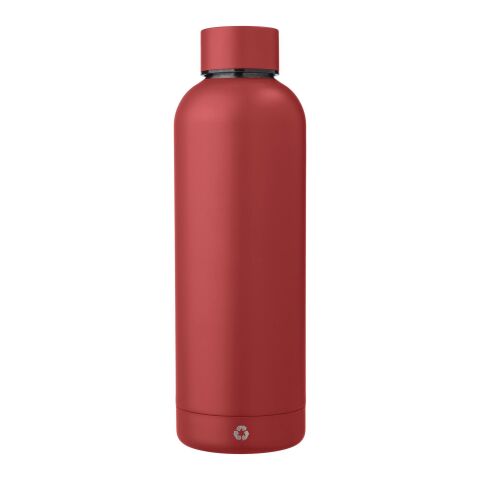 Recycled stainless steel bottle Isaiah burgundy
