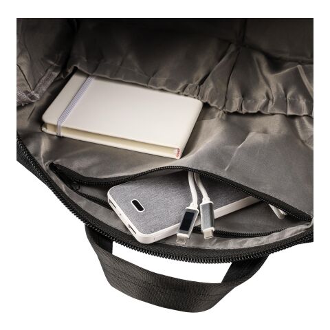 rPET (300D) polyester Ocean Bound sports bag Niv black | No Branding | not available | not available