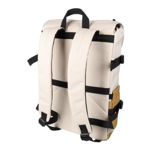 Backpack Vayo 2-tone | Recycled | Laptop 15" | 11 l khaki
