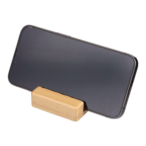 Phone holder Nyla | Recycled wood brown