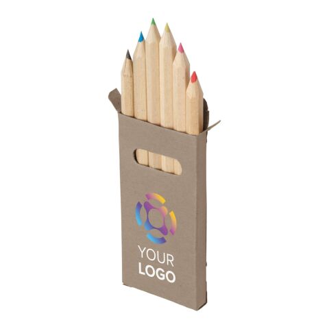 Wooden pencil set Gigi grey